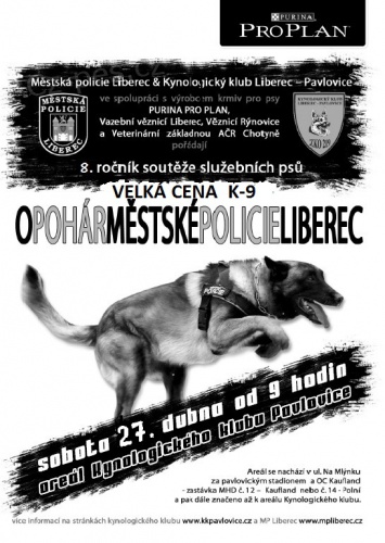 8. ronk soute sluebnch ps VELK CENA K-9      O POHR MSTSK POLICIE LIBEREC