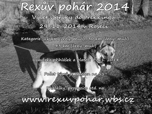 Rexv pohr 2014 - vlet s prvky dogtrekkingu